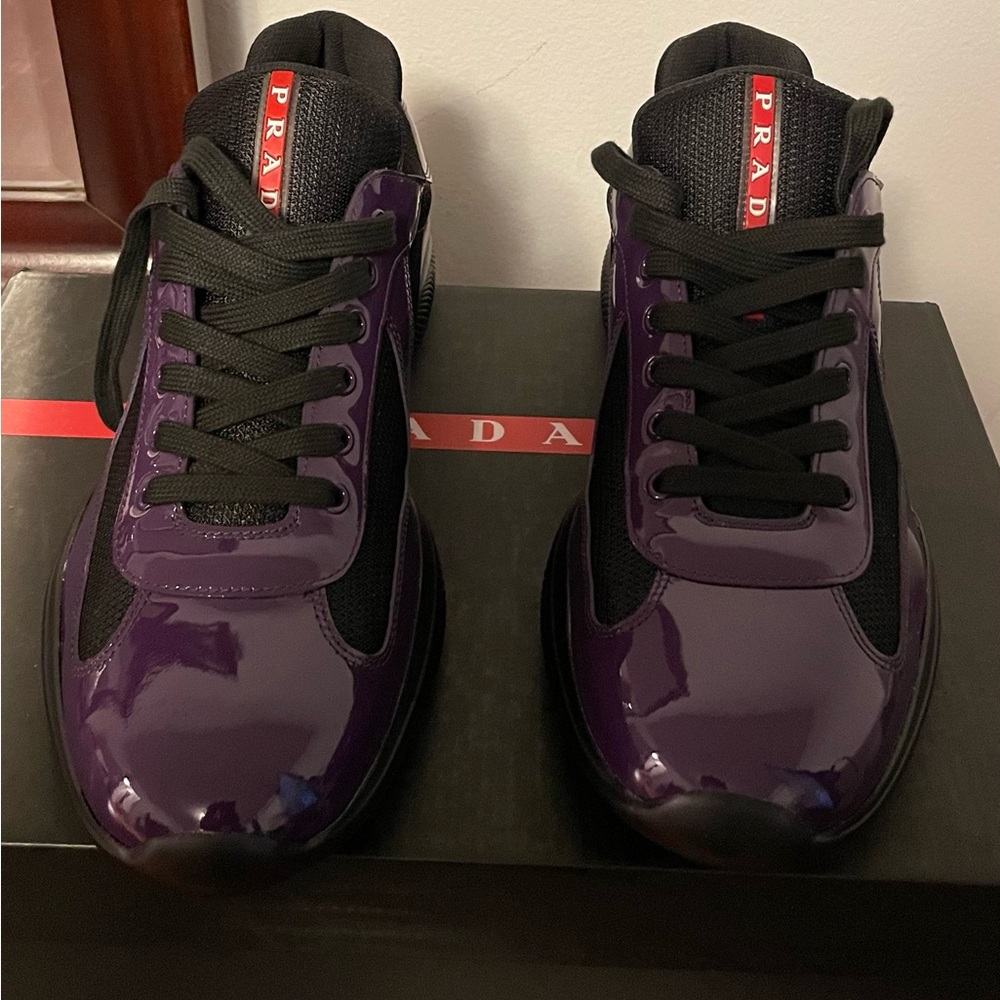 ** SOLD ** Prada America’s  Cup Sneakers  Size 11US / 10UK